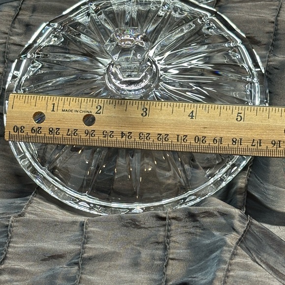 VTG CRISTAL d'ARQUES France Carthage Crystal Compote Candy Bowl W/ Lid Mint Cond - Picture 2 of 12